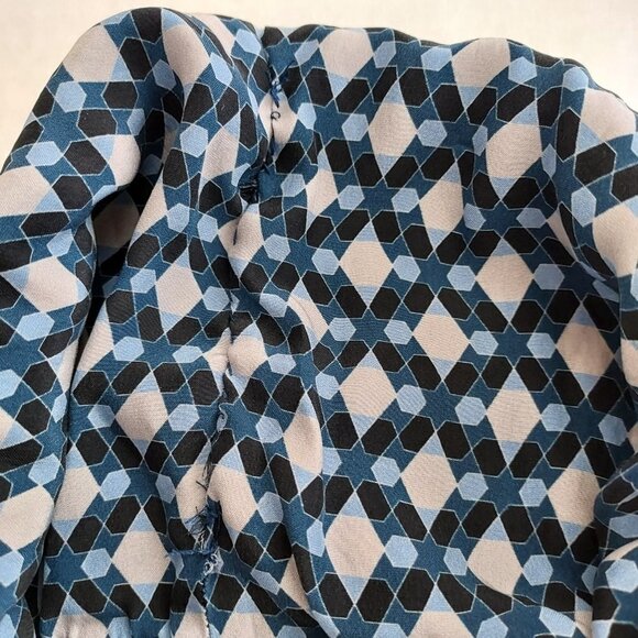 WHYCI Milano Lana Wool Blend Cowl Neck Navy Blue Pullover Sweater Size 12 - Picture 6 of 10